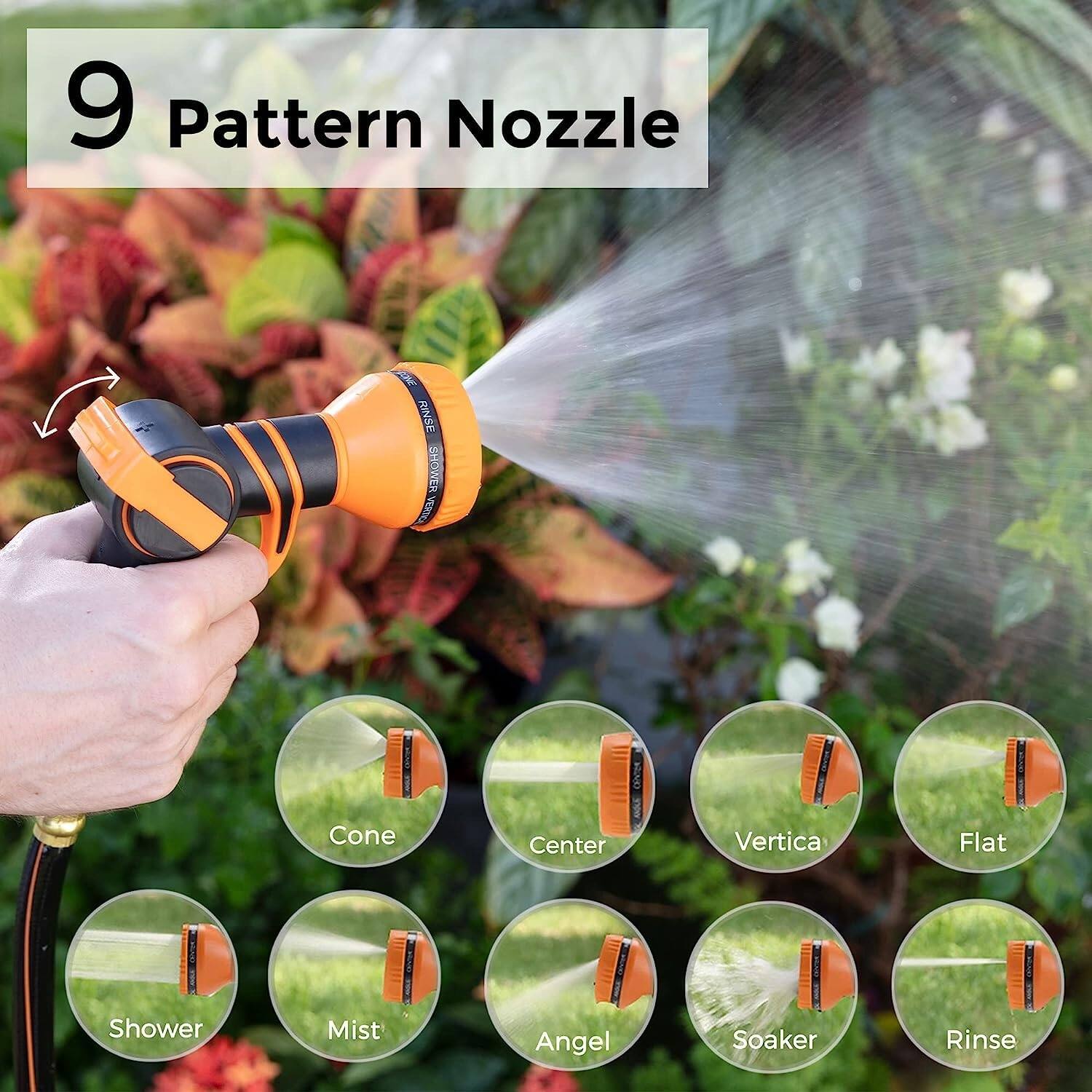 AW30 Garden Hose Reel Retractable 1/2" x 100 ft Wall Mounted Water Hose